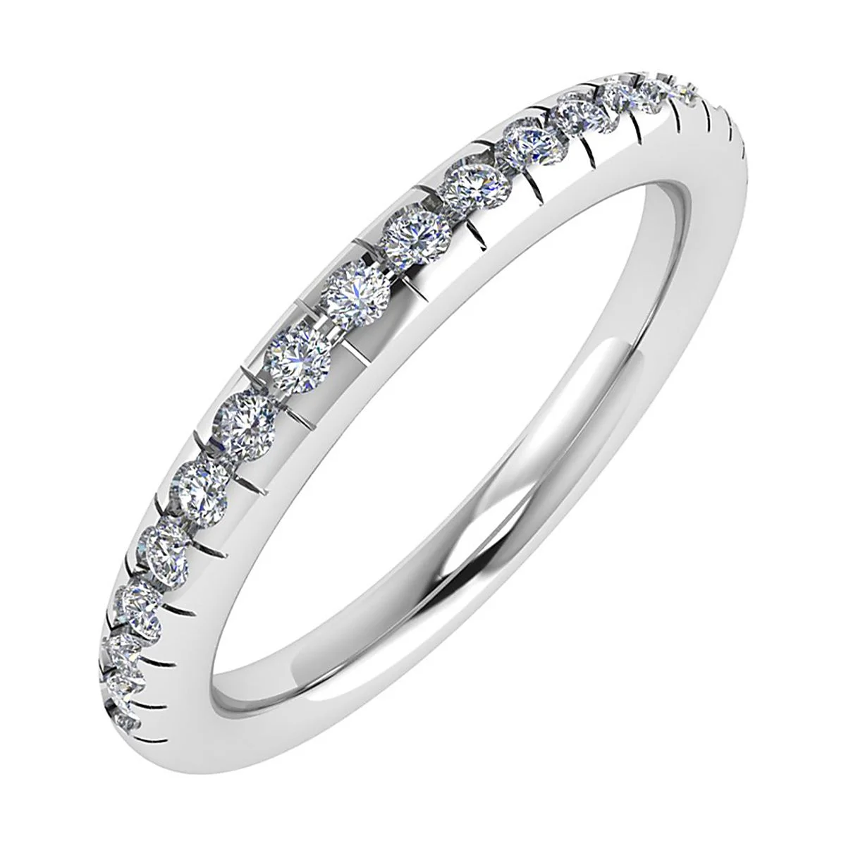 Bezel Set Diamond Eternity Ring