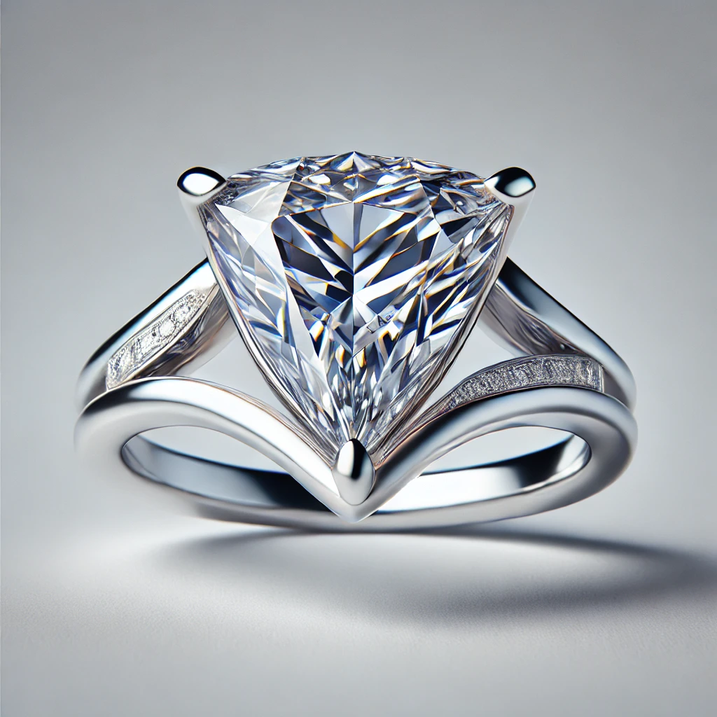 Modern Twist Diamond Ring